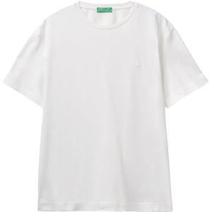 United Colors of Benetton T-shirt heren, Wit, XXL