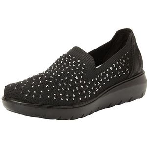 fat brain co D.KLIZIA ENVAL, mocassin voor dames, zwart, 40 EU, Zwart, 40 EU