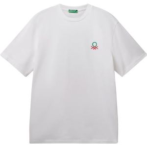 United Colors of Benetton T-shirt voor heren, Wit, S