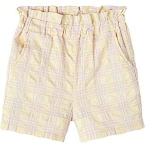NAME IT Meisjes NMFHESINA Shorts, Double Cream, 98, Double Cream, 98 cm