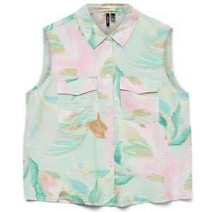 Vmjosie S/L Shirt WVN Ga, Birds Egg Green, XL