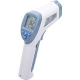 BGS 6007, voorhoofd-vliegenthermometer, contactloos, infrarood, voor personen + objectmeting, 0-100 graden