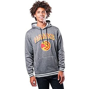 Ultra Game Heren Ghm3543f NBA Team Stripe Rib Fleece Pullover Hoodie Sweatshirt