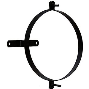 Buisklem voor kachelpijp, geëmailleerd, met houder, 150 mm, 2 stuks