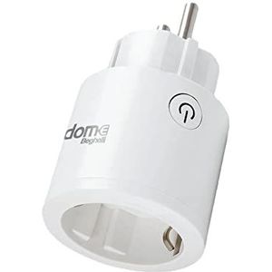 Beghelli - Smart -e Schuko stopcontact 10/16, schakelaar of wifi, programmeerbare timer, energiebewaking, overbelastingsbeveiliging, spraakbesturing Alexa en Google Home