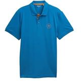 TOM TAILOR Poloshirt voor heren, 28857 - Blue Petrol, M