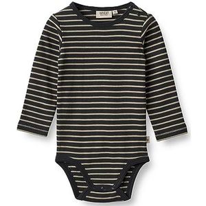 Wheat Uniseks pyjama voor baby's en peuters, 1433 Navy Stripe, 80 cm