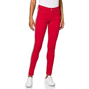 Mavi Adriana Skinny Jeans voor dames, Rood (Helder Rood Binden Str 27924), 27W x 30L