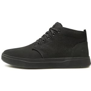 Timberland Davis Square F/L Chukka laarzen voor heren, Blackout Nubuck, 44 EU