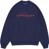 Jack & Jones - JORINWOOD - Sweatshirt - Donkerblauw - Zalm Roze - Wit