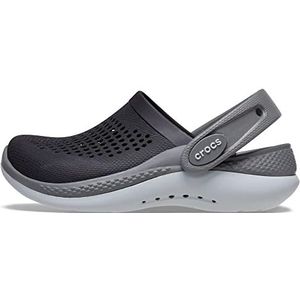 Crocs Literide 360 Clog T, uniseks pantoffels voor jongens, Black Slate Grey, 27/28 EU