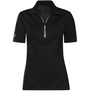 Trigema Poloshirt voor dames, zwart (008), S