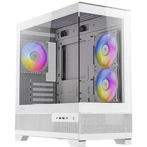 Antec - CX500M ARGB - PC-behuizing - Wit - mATX, ITX