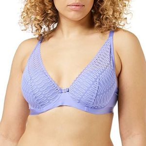 Triumph aura spotlight wp Beha met beugels dames, Paarse stof, 75F