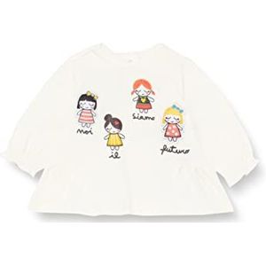 Chicco T-shirt met lange mouwen voor meisjes, wit, 086 baby meisjes