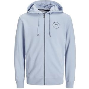JJSIMON Sweat Zip Hood, Chambray Blue, XS