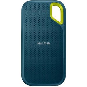SanDisk Extreme 8TB Draagbare SSD, (NVMe Solid State-Prestaties, Lees-/schrijfsnelheden van 1050/1000 MB/s, IP65-beoordeling voor stof- en waterbestendigheid, AES-Hardwareversleuteling) Zwart