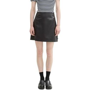 TOM TAILOR Denim Mini-rok voor dames, 14482 - Deep Black, S