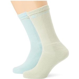Champion Seasonal Organic Cotton Socks 2PP Crew sportsokken, blauw/groen (BS017), 39-42 uniseks - volwassenen, blauw/groen (BS017), 39-42 EU
