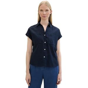 TOM TAILOR Damesblouse, 10668 - Sky Captain Blue, 34