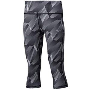 Mizuno dames Hineri omkeerbare 3/4 Tight-donkergrijs, grijze broek