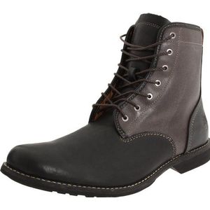 Timberland 6 in effen teen zij-ritssluiting, hoge schoenen voor heren, Noir, 44 EU