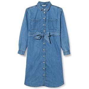 Noppies Maternity damesjurk Athens verpleegkundige lange mouwen jurk, medium blue washh-P044, S, Medium Blue Wash - P044, 36
