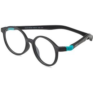 NANOVISTA Flicker 3.0, uniseks kinderbril, zwart mat/turquoise, 48