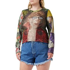 Desigual TS_Mirna T-shirt voor dames, Blue, L