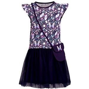 Happy Girls Meisjesjurk, kinderjurk, Donkerblauw, 104 cm