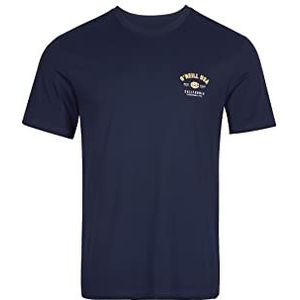O'NEILL Tees T-shirt met korte mouwen State Chest Artwork T-shirt, 15011 Ink Blue, Regular (3-pack) voor heren