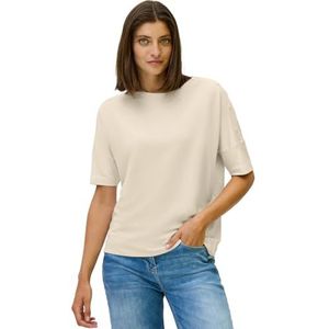 Cecil - Dames Shirt - Beige - Knoopdetail