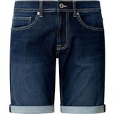Jeans - Slim Fit - Indigo - Gebreide Stof - 80% Katoen