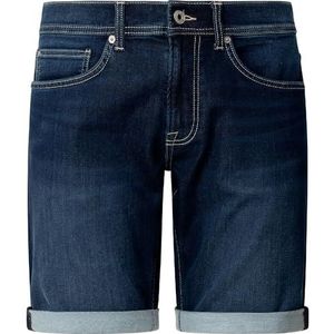 Jeans - Slim Fit - Indigo - Gebreide Stof - 80% Katoen