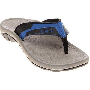 Oakley Supercoil 4 Teenslippers voor heren, Zwart Zwart Blauw 016, 47.5 EU