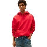 Tommy Jeans Heren TJM REG S FLAG HOODIE DM0DM20742 Pullover Hoodie, Rood (SRood), XS, Rood (SRood), XS