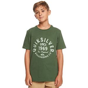 Quiksilver Boy's Circled Script Front Ss YTH T-shirt (pak van 1)