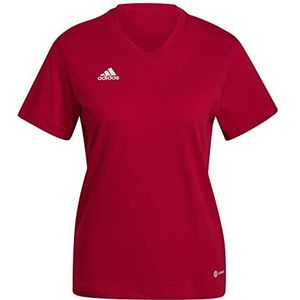 adidas Entrada 22 Tee dames T-Shirt, Team Power Red 2, XS