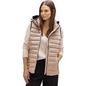 Street One Gewatteerd vest voor dames, Licht Iced Gold, 40