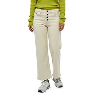 Desires Florence Halverwege de taille Enkellengte Pintuck Jeans | Beige Jeans voor Dames UK | Lente Jeans | Maat 8