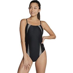 Speedo Badpak voor dames, eendelig, Prolt Flipback bedrukt, eendelig badpak (pak van 1)