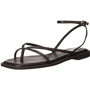 Steve Madden Women's Agree Sandal, Black, 8.5