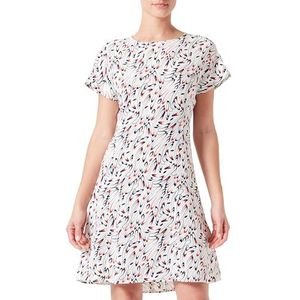 Tommy Hilfiger Fit & Flare jurken voor dames, Wit (Kleine Lint Print/Ecru), 62
