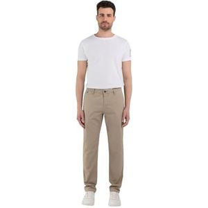Replay Heren Regular fit Chino Jeans Benni X-Lite Plus collectie, 225 Sahara, 36W x 32L