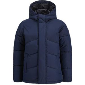 JACK & JONES Jjworld Puffer Jacket Mni bufferjack voor jongens, marineblauw, 104