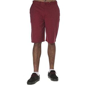 Vans Heren Dewitt Short, rood (rabarber heather), 32