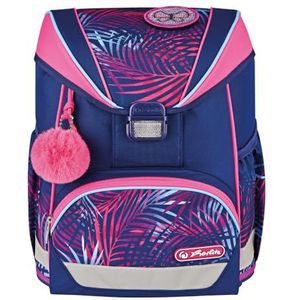 Herlitz Unisex Kids Ultralight Tropical Chill schooltas, veelkleurig, M, veelkleurig, M