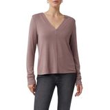 comma - T-Shirt - Viscoseblend - Lange Mouwen