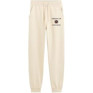 AMERICAN COLLEGE USA Joggingbroek chino's sport warme kleding unisex mannen en vrouwen casual model ACJOGW7 beige XXL, Beige, XXL