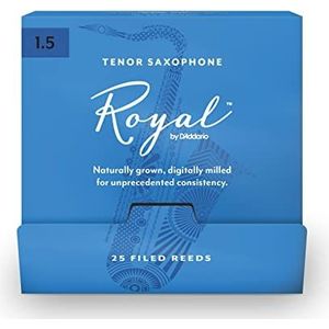 Royal door D'Addario Tenor Saxophone Reeds, 1.5, 25-Count Single Reeds